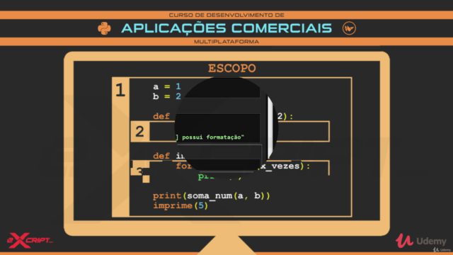 Curso de Python: Apps para Android, iOS, Linx, Win, e Mac – Screenshot 3