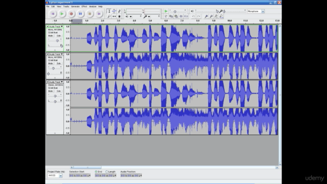 Curso Audacity para vídeo aulas e gravações de voz – Screenshot 1
