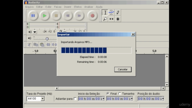 Curso Audacity para vídeo aulas e gravações de voz – Screenshot 3