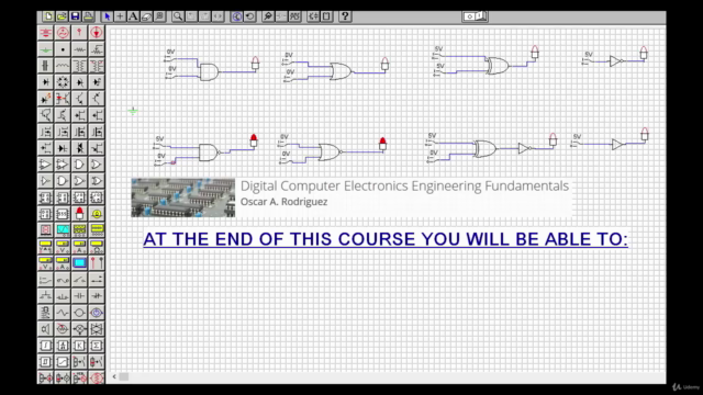The Complete Digital Computer Engineering Circuit Simulation – Screenshot 2