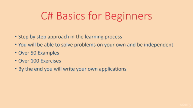 C# Basics for Beginners - Learn C# Fundamentals by Coding – Screenshot 1