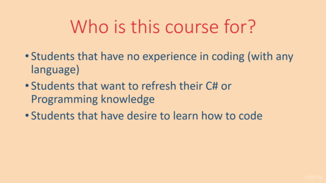 C# Basics for Beginners - Learn C# Fundamentals by Coding – Screenshot 4