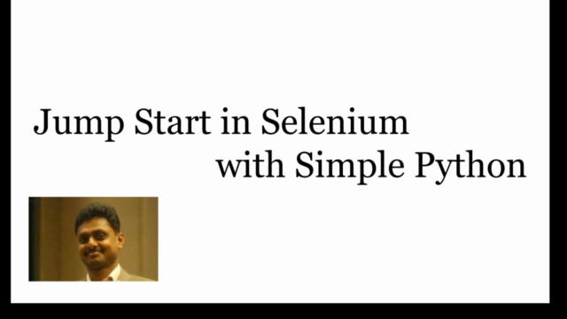 Jump Start in  Automation - Selenium WebDriver with Python - Screenshot_01
