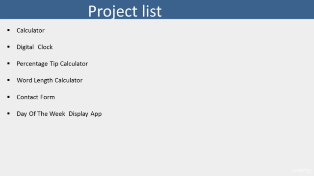 17 Complete JavaScript projects explained step by step – Screenshot 1