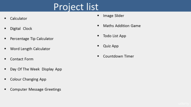 17 Complete JavaScript projects explained step by step – Screenshot 2
