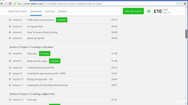 17 Complete JavaScript projects explained step by step – Screenshot 3