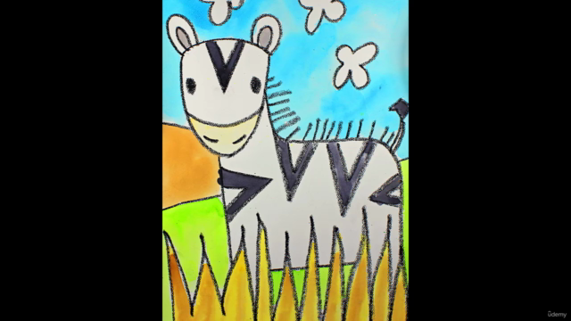 Draw & Watercolor Paint 12 Cartoon Animals for Beginners – Screenshot 3