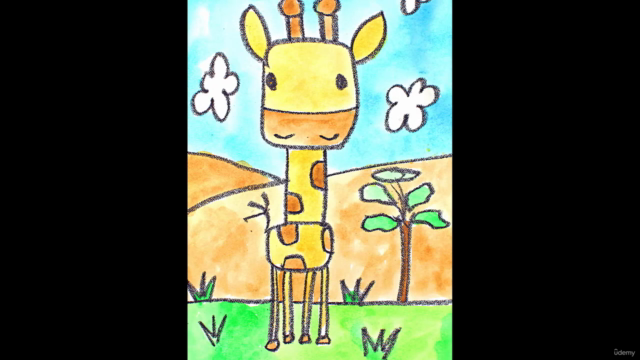 Draw & Watercolor Paint 12 Cartoon Animals for Beginners – Screenshot 4