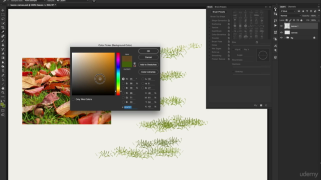 Create leaf brush set in Photoshop! - Screenshot_03