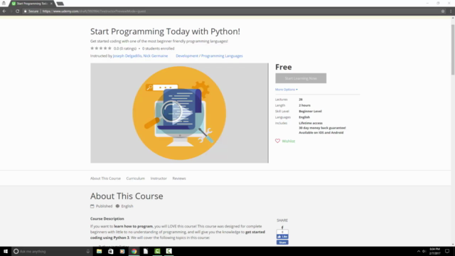 Python for Absolute Beginners! – Screenshot 1