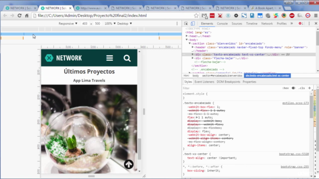 Master en Bootstrap 4: Crea páginas web responsive desde 0 – Screenshot 2