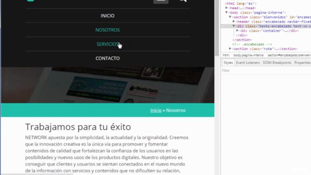 Master en Bootstrap 4: Crea páginas web responsive desde 0 – Screenshot 3