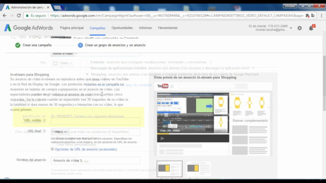 Google Adwords, Curso completo con Profesor Certificado – Screenshot 1