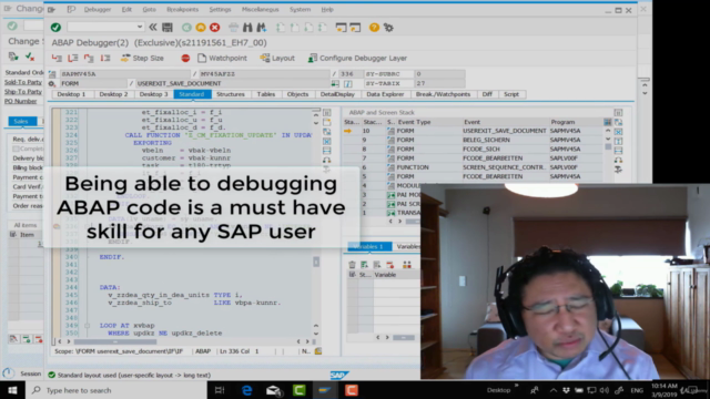 Debugging SAP ABAP Code For Non Programmers – Screenshot 1