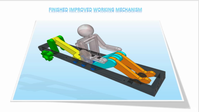 Create a Rowboat Mechanism Using Siemens Solid Edge – Screenshot 4