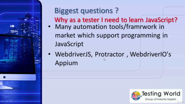 Java Script for Software Testers-for Protractor/TestComplete – Screenshot 2