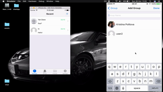 QuickChat 2.0 (WhatsApp like chat) iOS10 and Swift 3 - Screenshot_01
