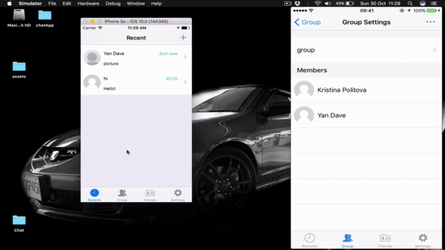 QuickChat 2.0 (WhatsApp like chat) iOS10 and Swift 3 - Screenshot_04