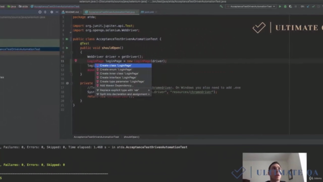 Selenium WebDriver with Java Quickstart – Screenshot 1