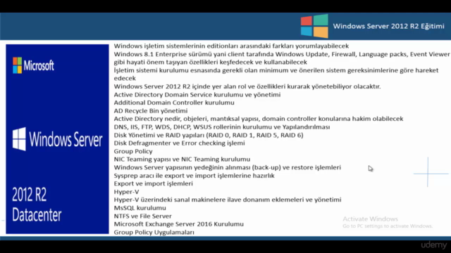 Windows Server 2012 R2 Pratik Uygulamalar – Screenshot 1
