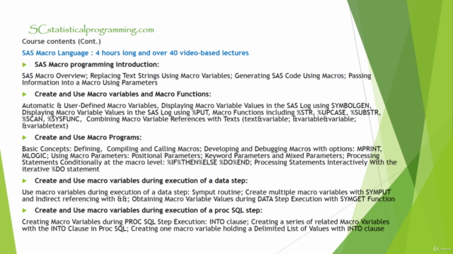 SAS Programming Advance Certification Course(SAS SQL, Macro) – Screenshot 3