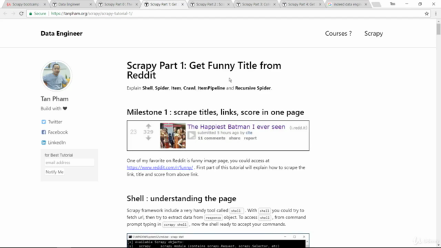 Introduction Scrapy with Python – Screenshot 1
