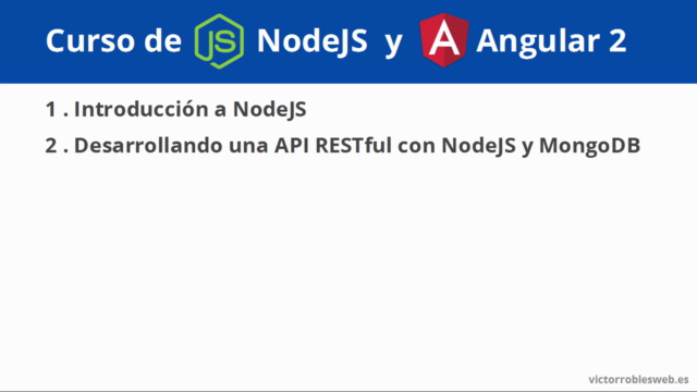 Curso de NodeJS y Angular - Crea webapps con el MEAN Stack – Screenshot 2