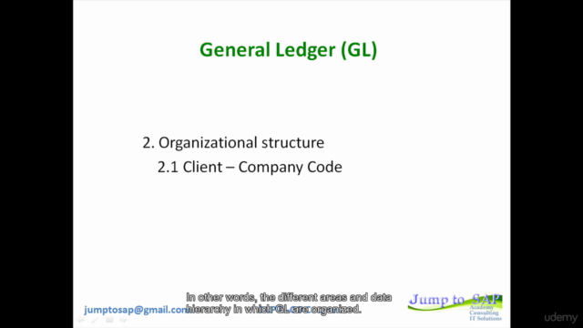 SAP FI GL General Ledger – Screenshot 2
