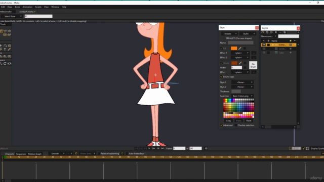 The EASY way to make Nice ANIMATION, MOHO ANIME STUDIO PRO – Screenshot 1