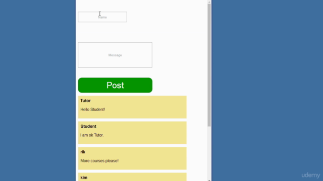 Build a Real Time Chat App with JavaScript and Firebase – Screenshot 1
