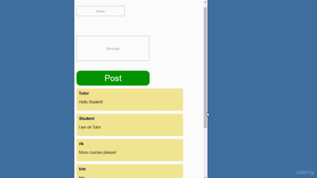 Build a Real Time Chat App with JavaScript and Firebase – Screenshot 4