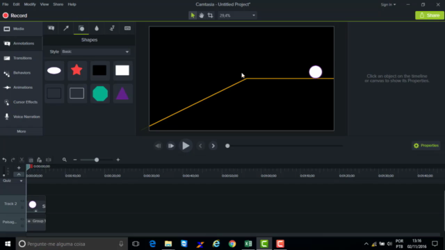 Produção e Edição de Vídeos com Camtasia Studio 9. – Screenshot 2