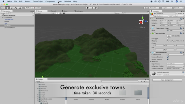 Unity 5 techniques to generate unique worlds quickly – Screenshot 3